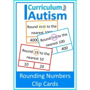 Rounding to Nearest 10, 100, 1000, Clip Cards